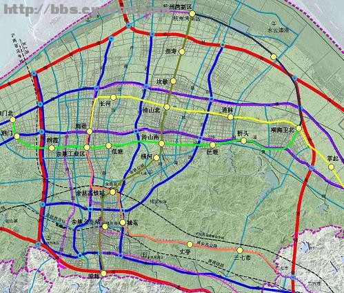 发现慈溪有建轨道交通的规划