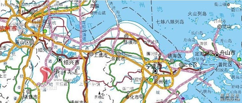 杭绍甬高速公路已通过专家评审,沿钱塘江南岸,杭州湾沿线走,可一路图片