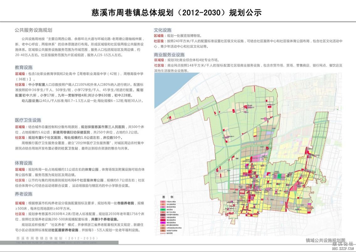 周巷人进来看看慈溪市周巷镇总体规划20122030