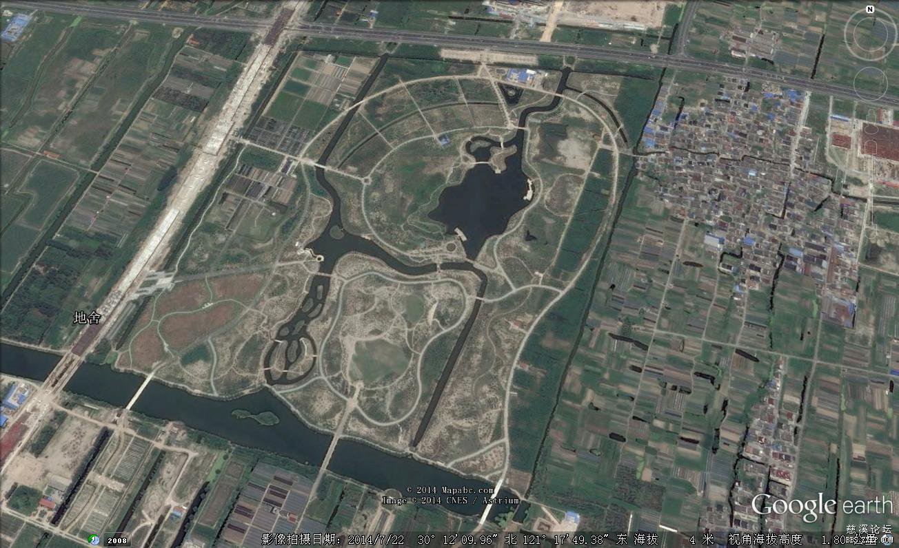 googleearth慈溪更新地图了至2014年7月