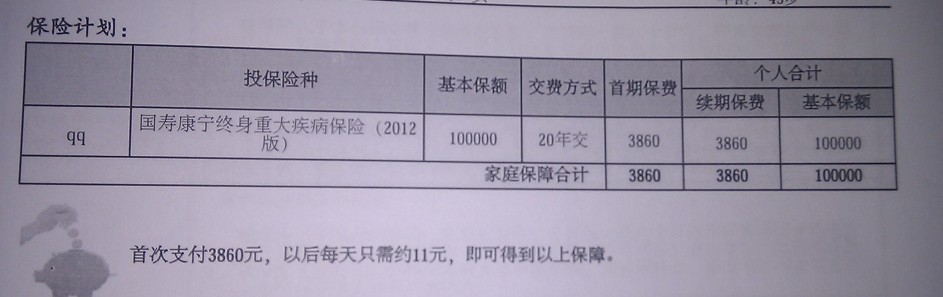 中国人寿推出金康宁保险