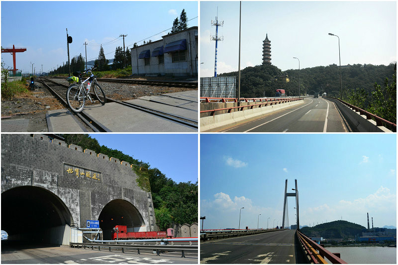 从雄镇路出来,越过铁轨,穿过隧道,穿越招宝山大桥,就来到了