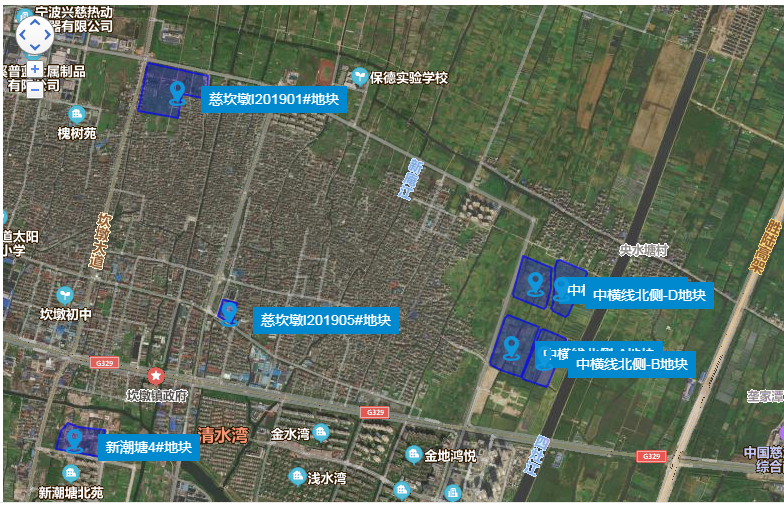 新城河4#地块,前湾金融港a,b商住地,坎墩七彩小镇,界牌商住地等即将