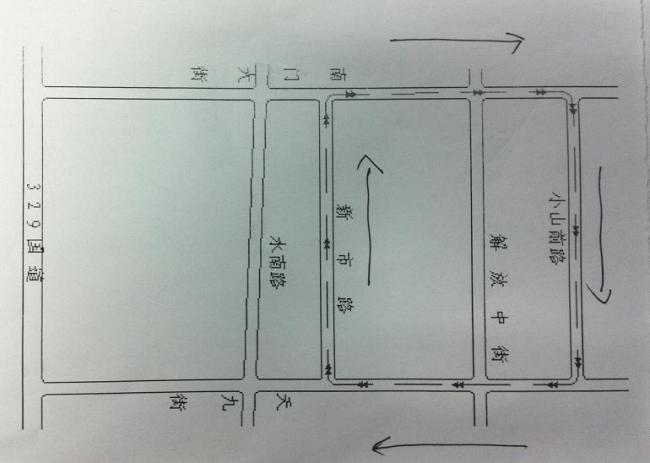 最新上林坊单行线示意图|『 车行天下 』 - 慈溪论坛