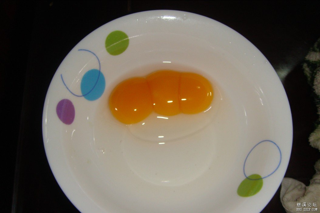 主题:三黄蛋,没有谁见过,刚打出来的,有图