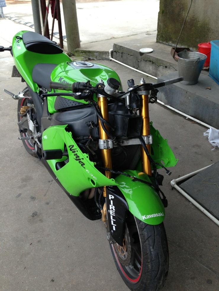 川崎zx6r改特技车